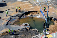Sunset and Holloway Water Main Break July 16, 2026
