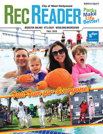 City of West Hollywood Recreation Guide Fall 2025